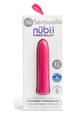 Sensuelle Nubii SUVI 10 Function Rechargeable Bullet Vibrator